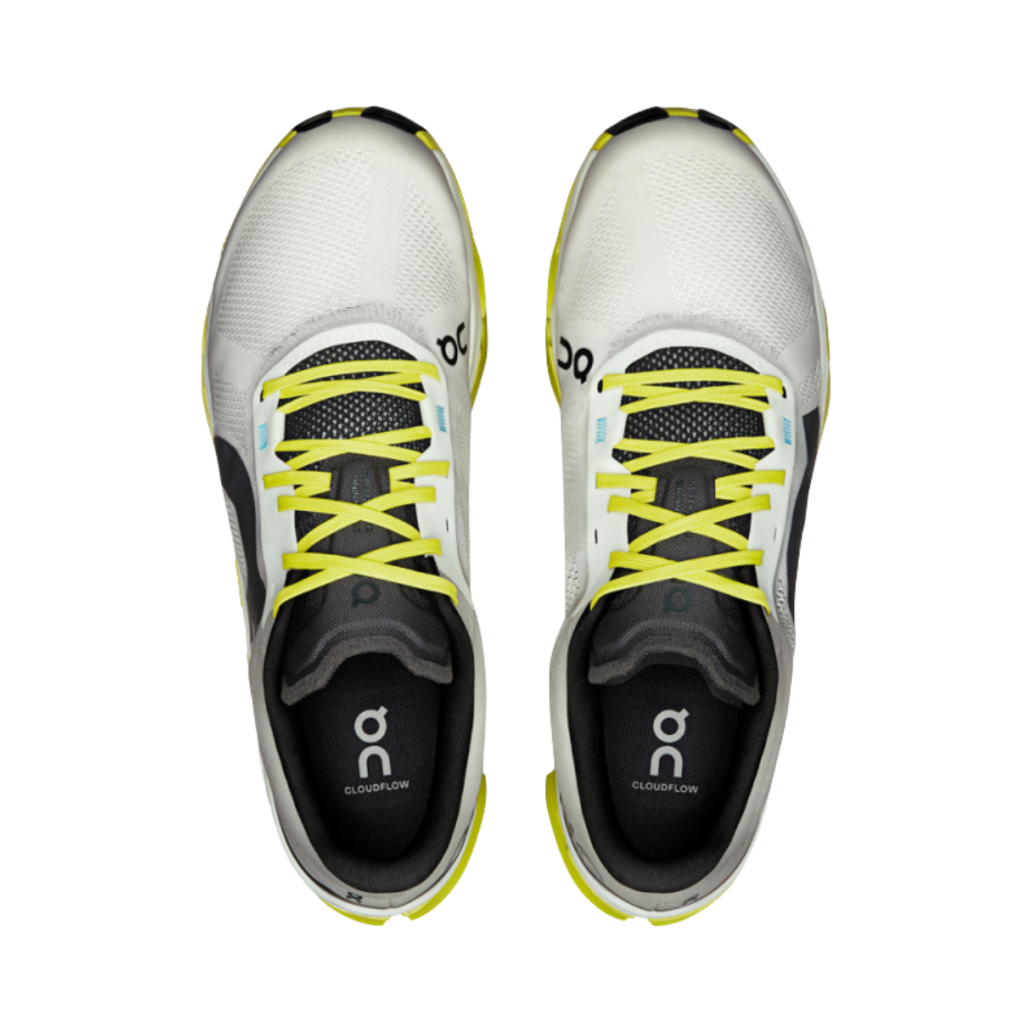 On Cloudflow 5 (3MF10112929) Shoe Men White/Lime Running Shoes On Running