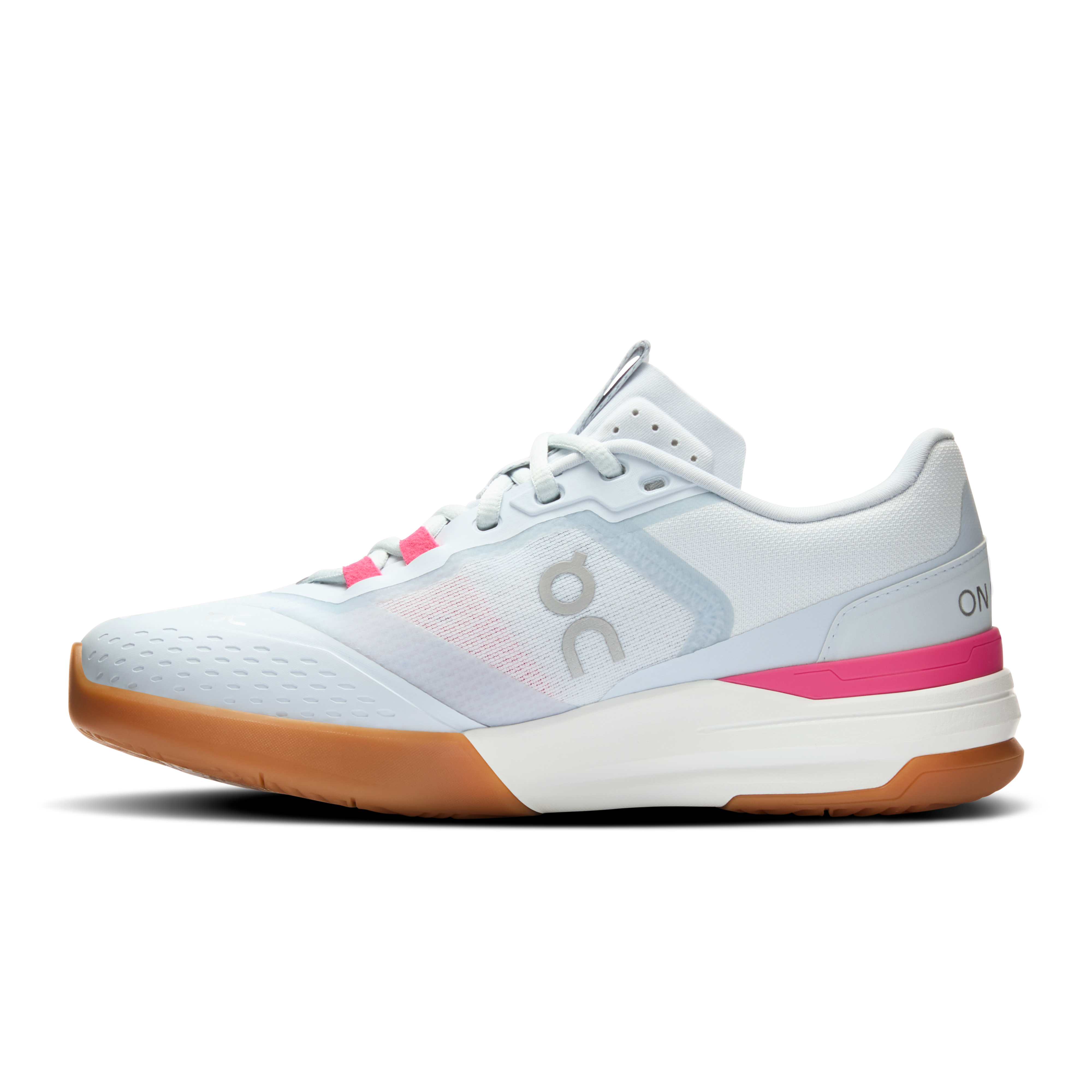 On Running The Roger Advantage Pro Tennis Shoe Women - White/Pink Tennis Shoes On Running