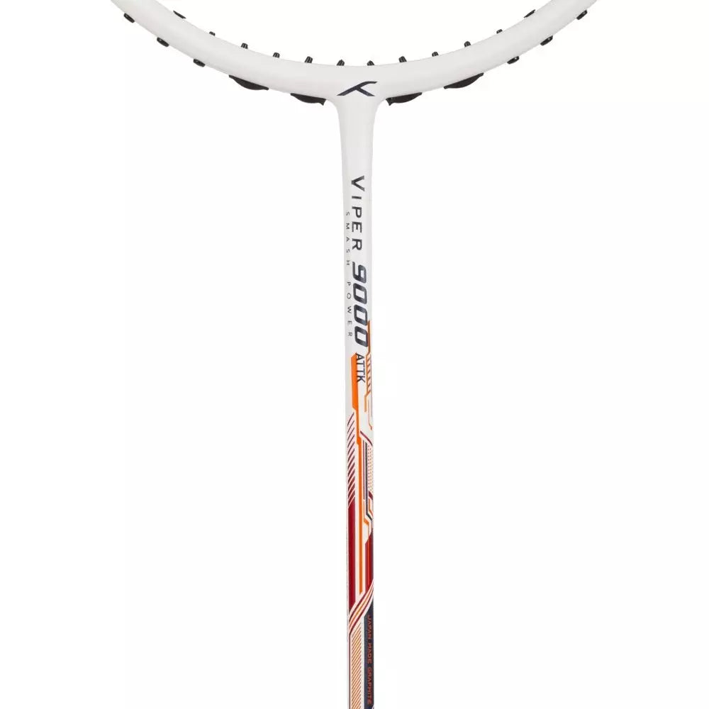 Hundred Viper 9000-5U Badminton Racket - White/Red Badminton Rackets Hundred