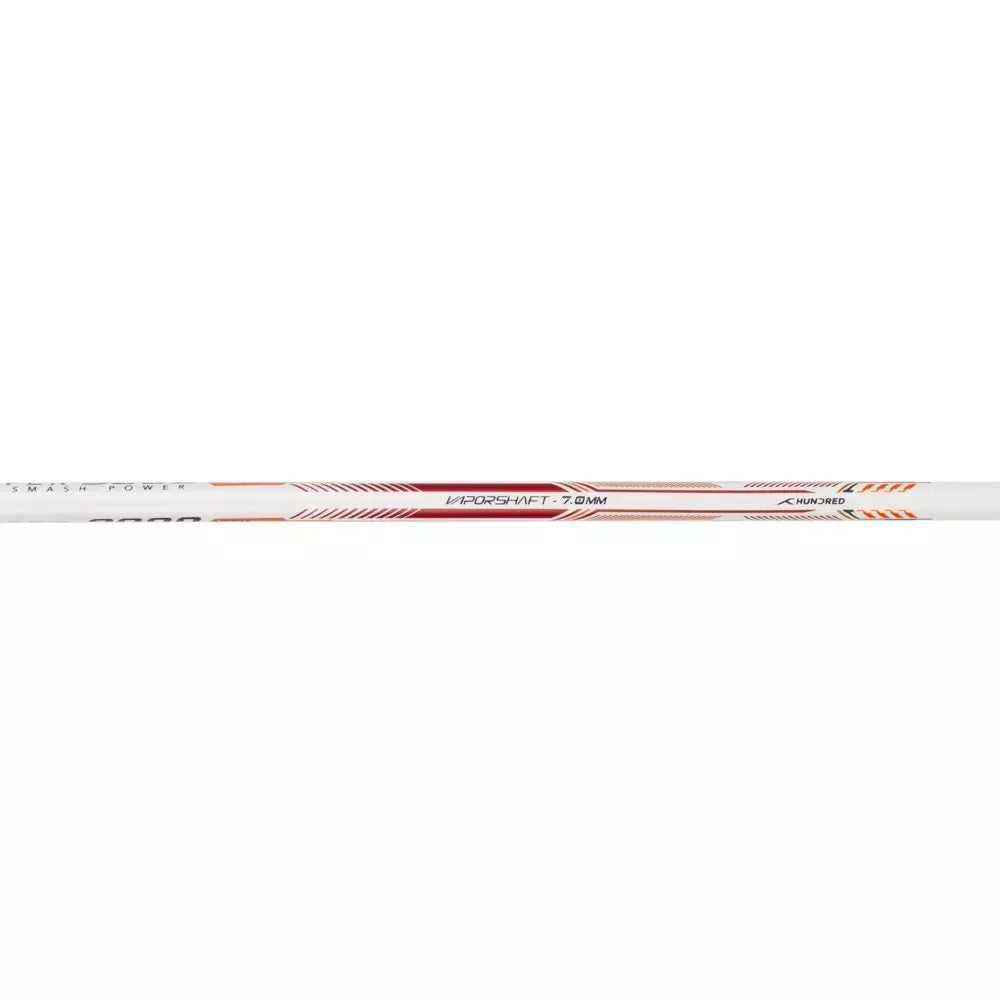 Hundred Viper 9000-5U Badminton Racket - White/Red Badminton Rackets Hundred