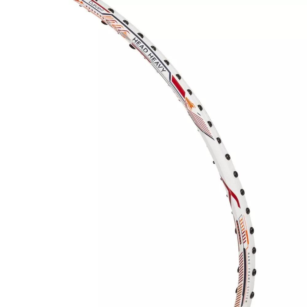 Hundred Viper 9000-5U Badminton Racket - White/Red Badminton Rackets Hundred