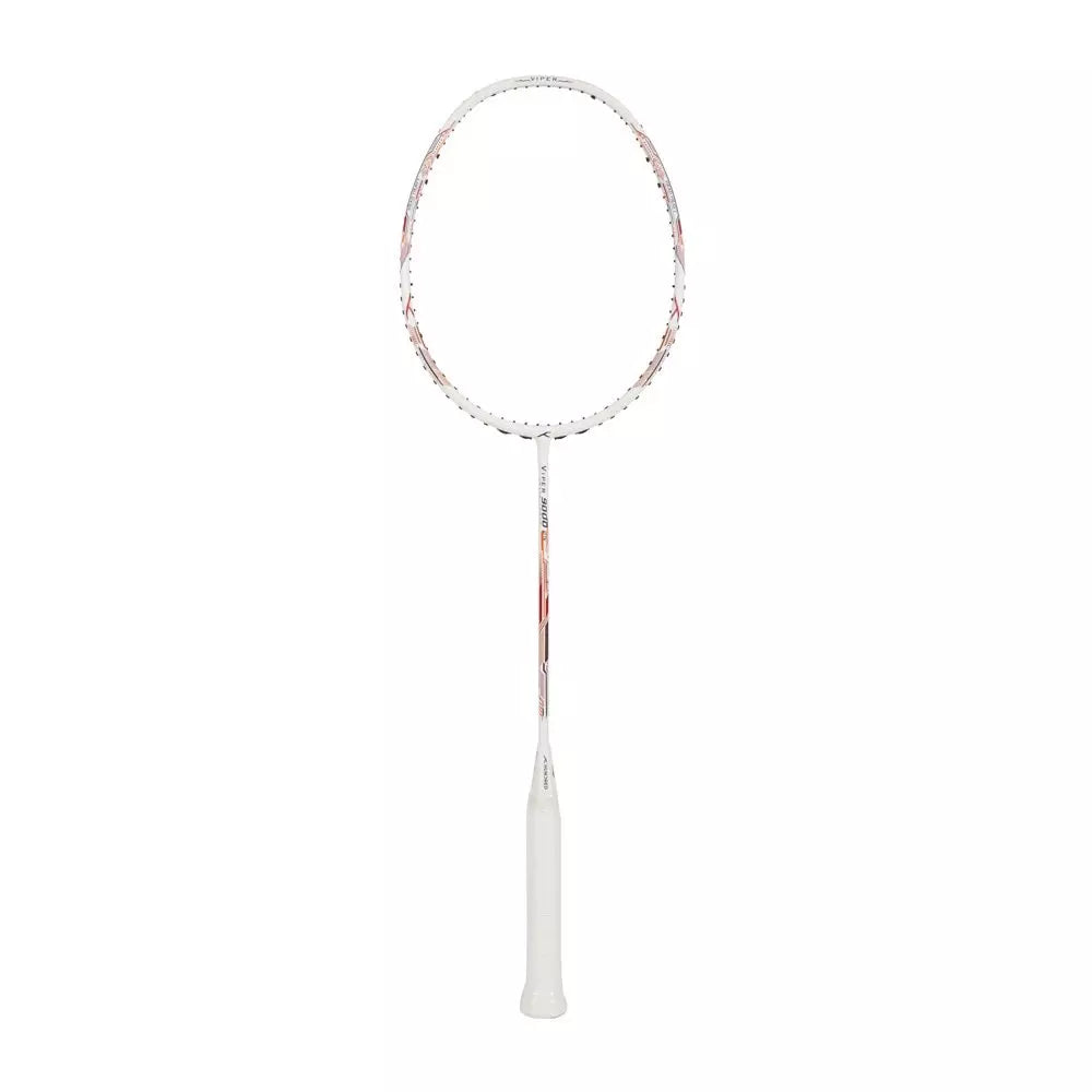 Hundred Viper 9000-5U Badminton Racket - White/Red Badminton Rackets Hundred