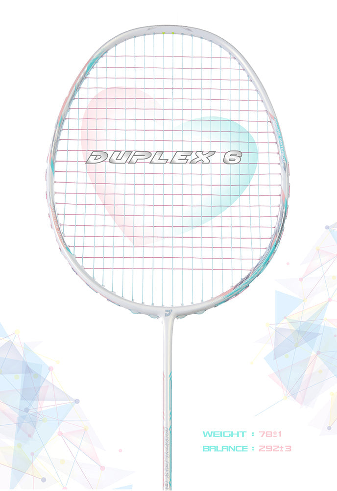 Jnice Duplex 6 Badminton Racket Unstrung RDPX-6, Pink/Blue, view 14