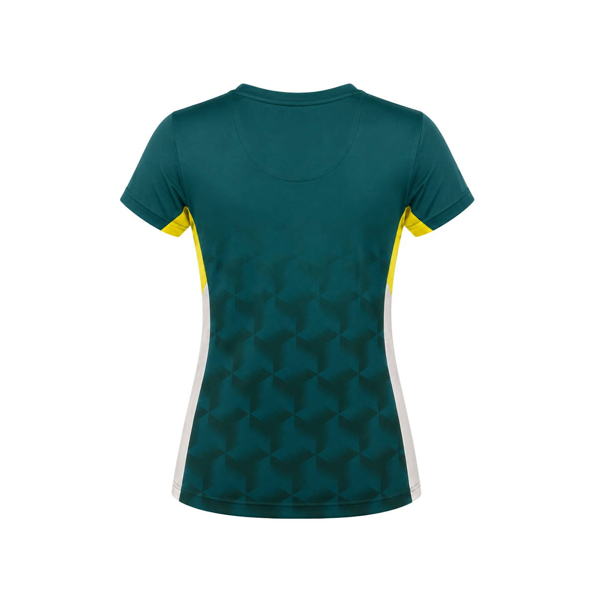 Yonex YTL12 V2 Women T-Shirt, Dark Teal, back view