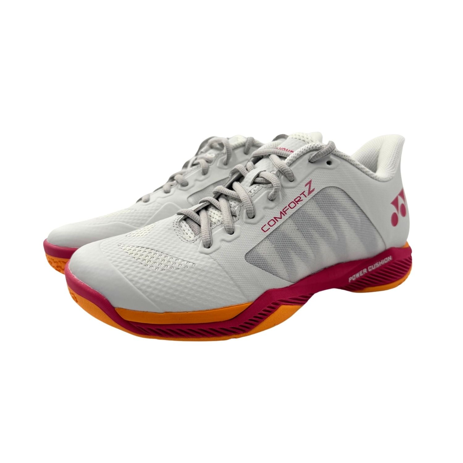 Yonex Power Cushion Comfort Z3 Badminton Shoe Women - White/Red Badminton Shoes Yonex