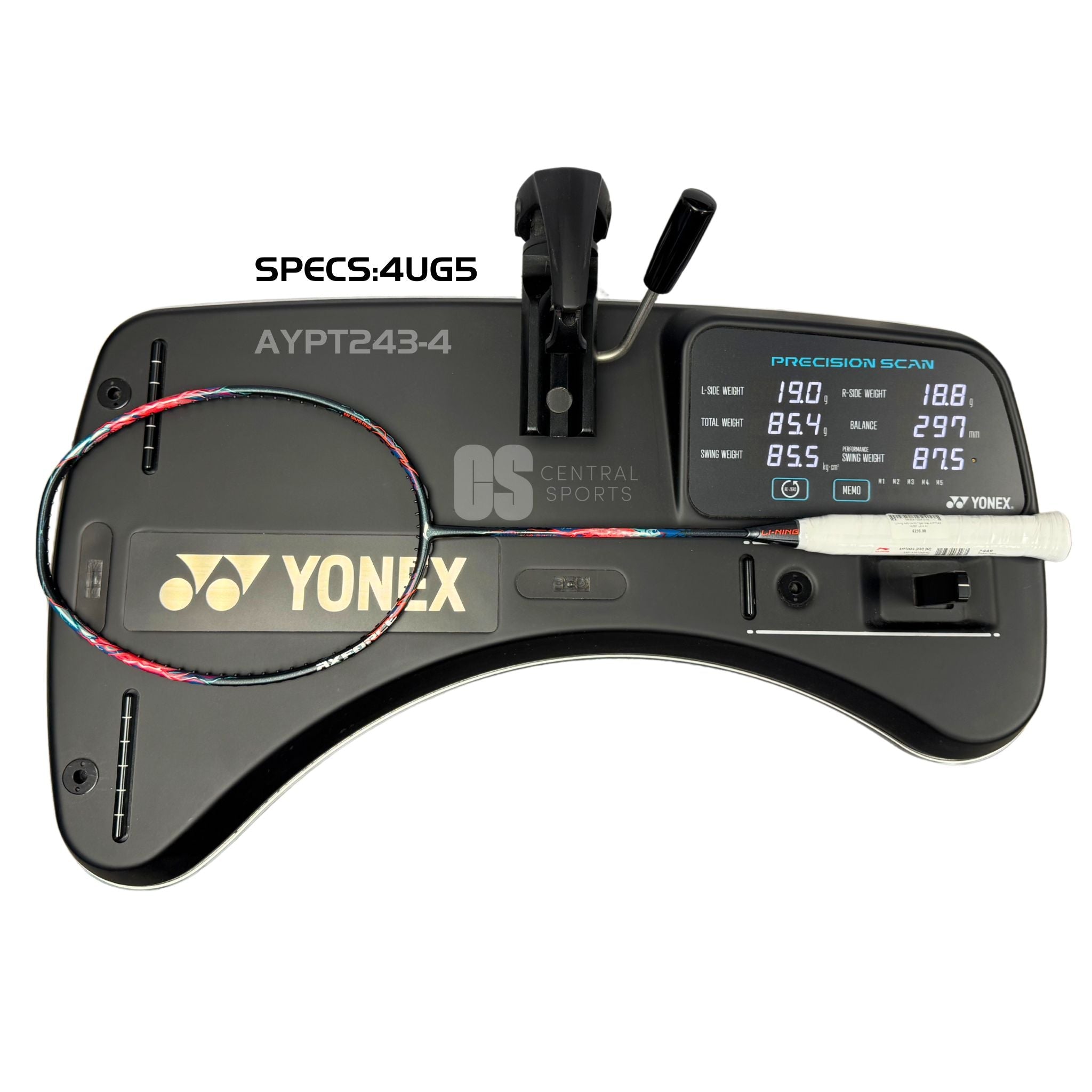 Li-Ning Axforce 90 Tiger Max Badminton Racket - Molten Lava Badminton Rackets Li-Ning