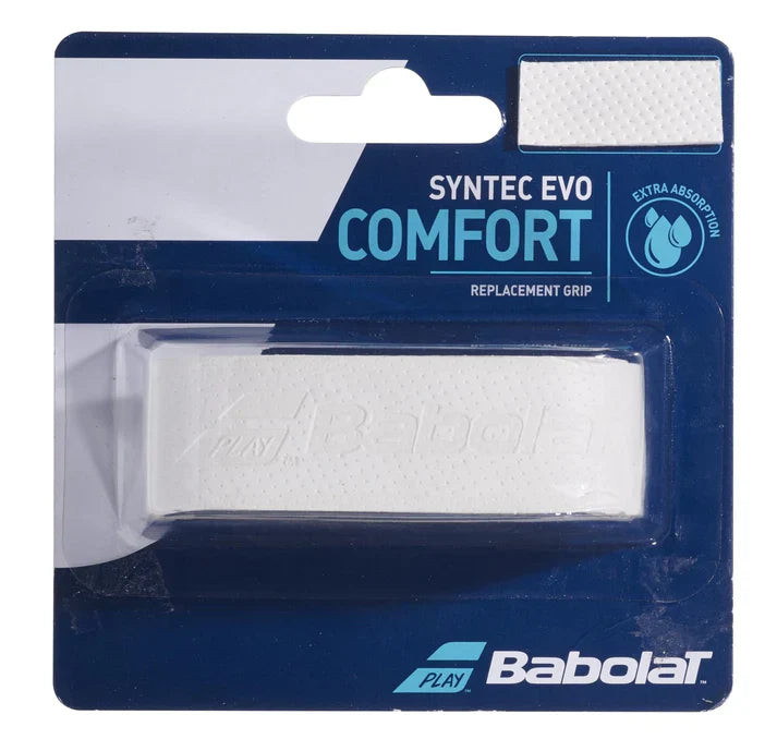 Babolat SynTec Evo Replacement Grips - White Grips Babolat
