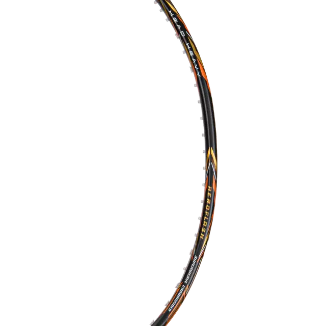 Hundred Aeroflash 8000 Attack 4U Badminton Racket - Charcoal/Black/Gold Badminton Rackets Hundred