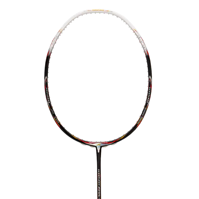 Hundred Aeroflash 8000 Attack 4U Badminton Racket - Black/White/Silver Badminton Rackets Hundred