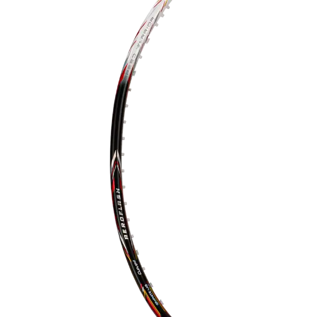 Hundred Aeroflash 8000 Attack 4U Badminton Racket - Black/White/Silver Badminton Rackets Hundred