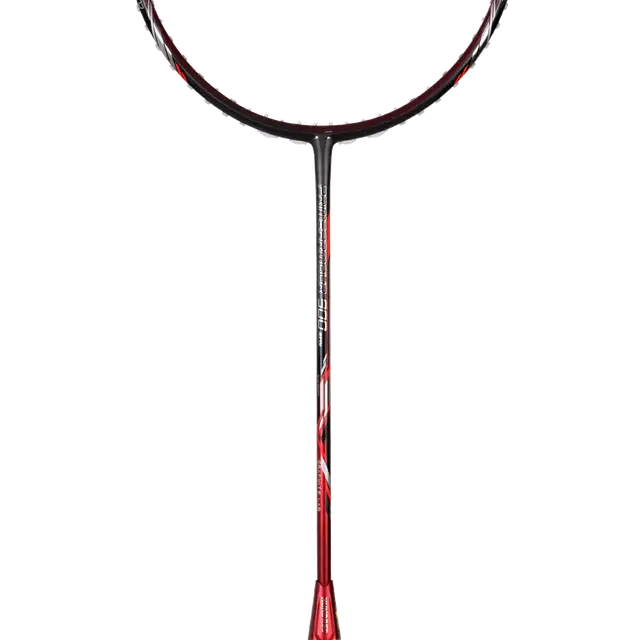 Hundred Primearmour 900 Attack 4U Badminton Racket - Dark Red/Grey Badminton Rackets Hundred