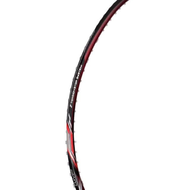 Hundred Primearmour 900 Attack 4U Badminton Racket - Dark Red/Grey Badminton Rackets Hundred