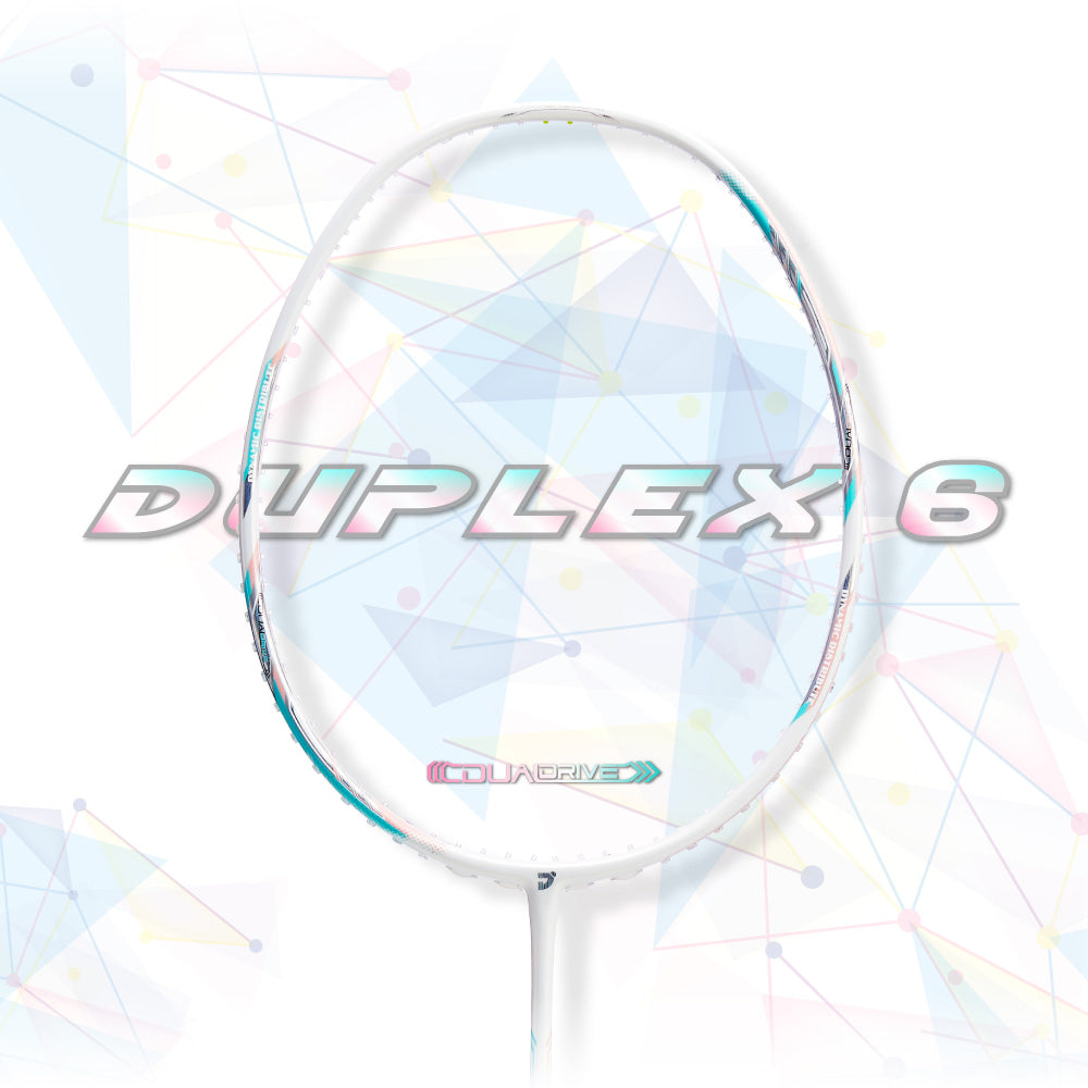 Jnice Duplex 6 Badminton Racket Unstrung RDPX-6, Pink/Blue, view 11
