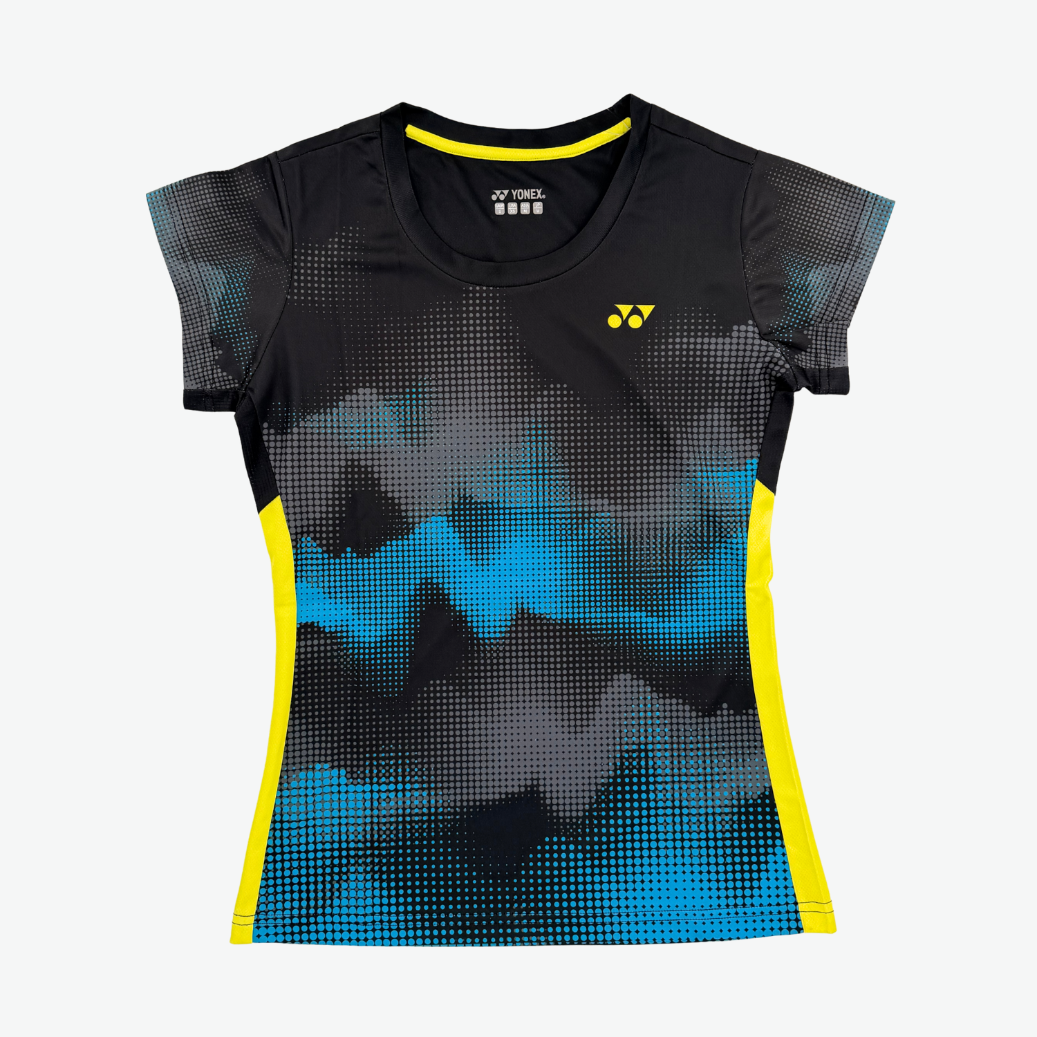 Yonex YTL 12 Mystic Mountains Womens T-Shirt Black Clothing Yonex
