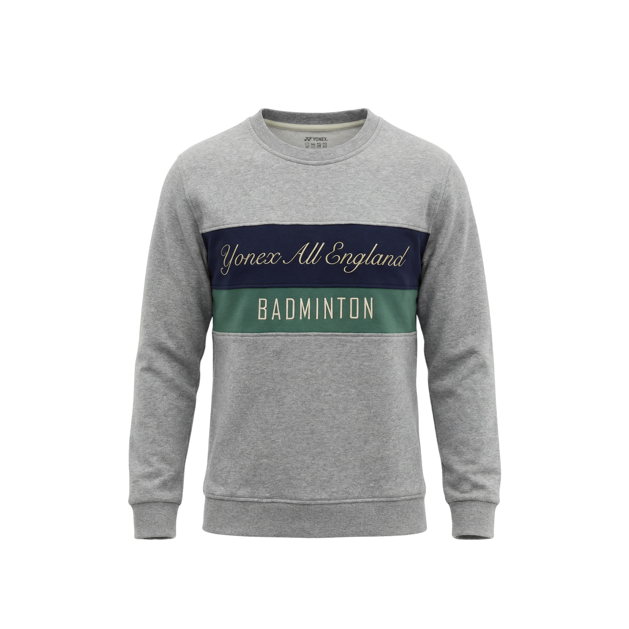 Yonex All England 1899 Crew Neck Sweat 26 - Heather Heather Clothing Yonex