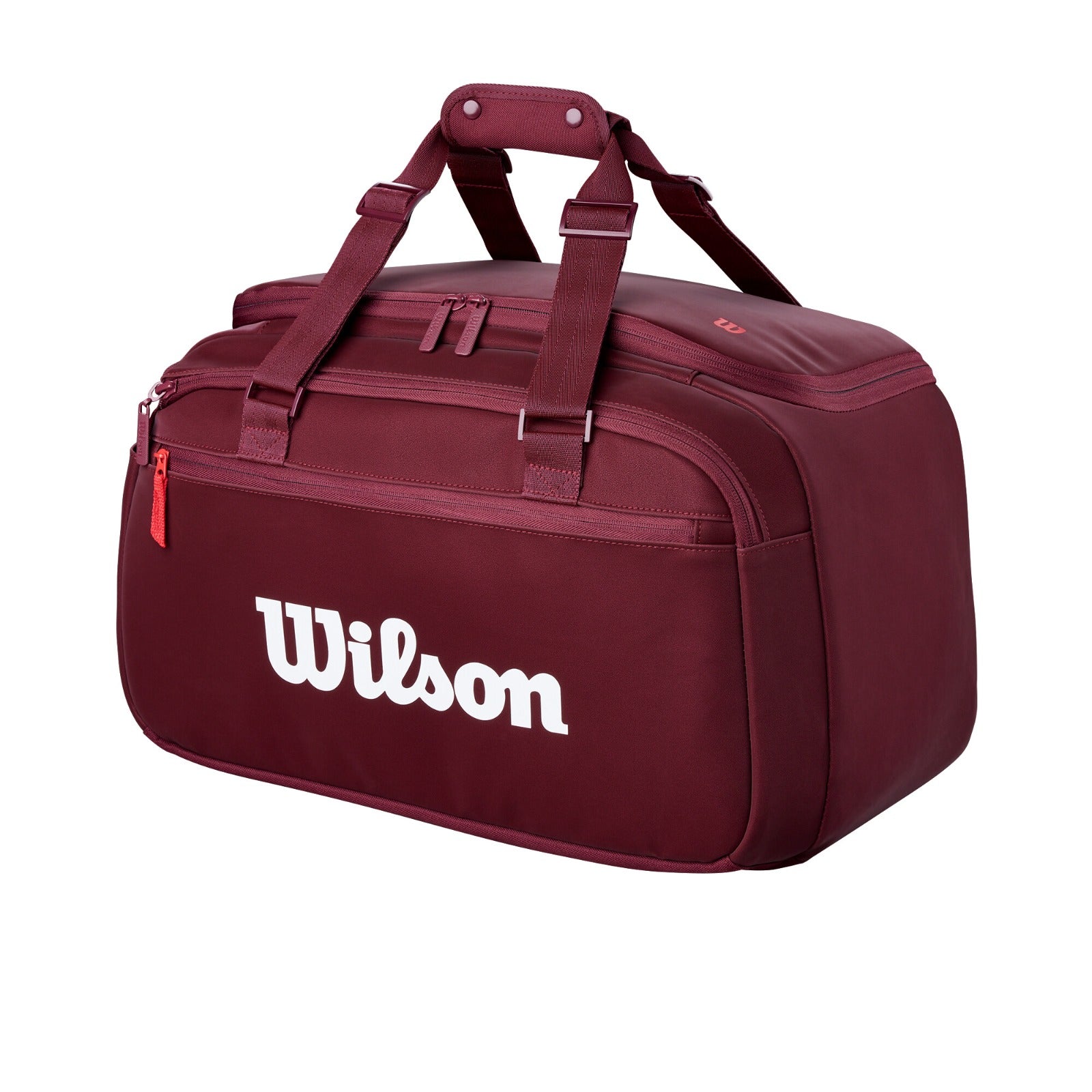 Wilson Defyer V1 Small 2026 Tennis Duffel Bag - Red WR8058201 Red Duffle Bag Luggage Wilson