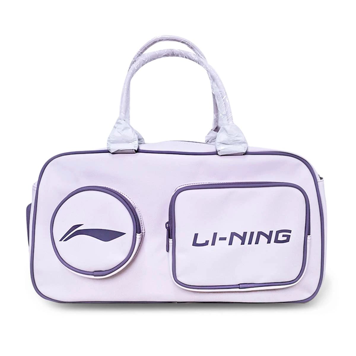 Li-Ning Badminton Shoulder Bag, Purple, back view
