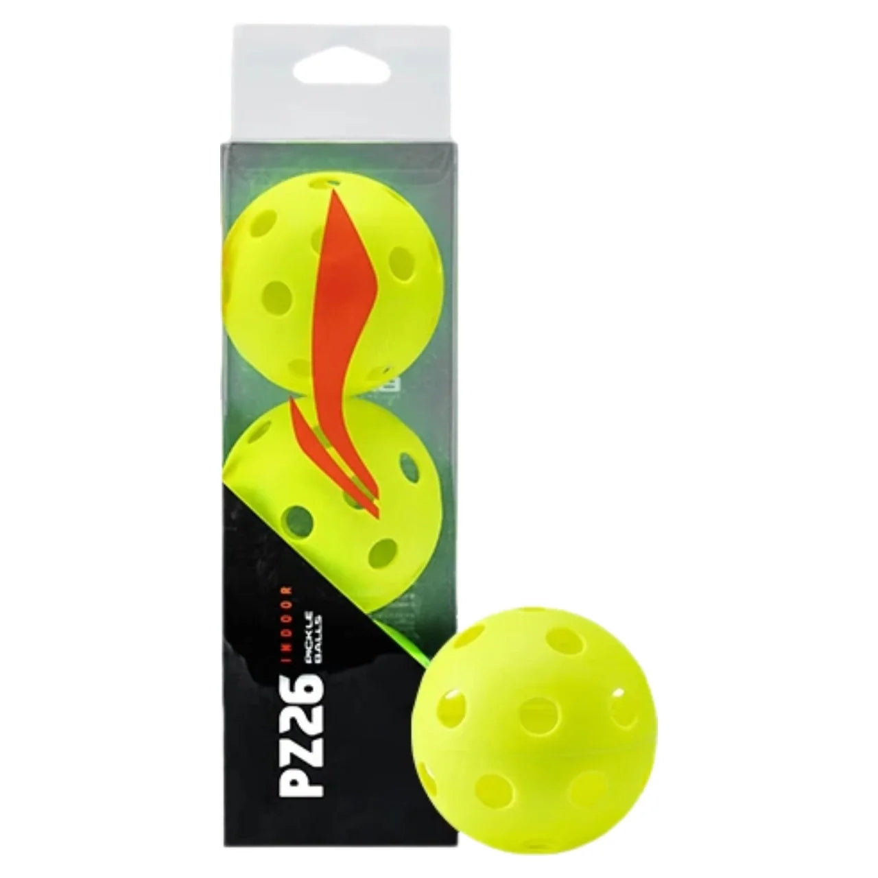 Li-Ning PZ26 Pickleball Indoor Balls 3Pack - Yellow