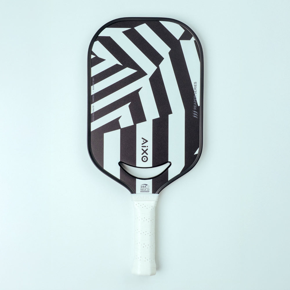 Aixo P14C Reaper Series Chaos Camo 18K Raw Carbon Pickleball Padel Pickleball Paddle Aixo