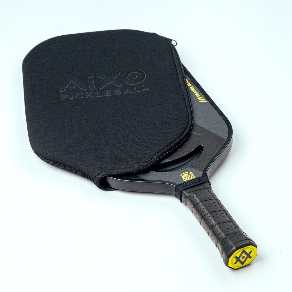 Aixo P14C Reaper Series Insane Bolt 18k Raw Carbon Pickleball Padel Pickleball Paddle Aixo
