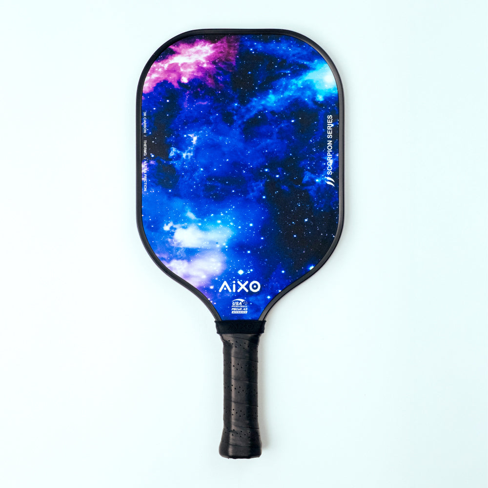 Aixo P11A Scorpion Series Spaceballs 3K Raw Carbon Pickleball Padel Pickleball Paddle Aixo