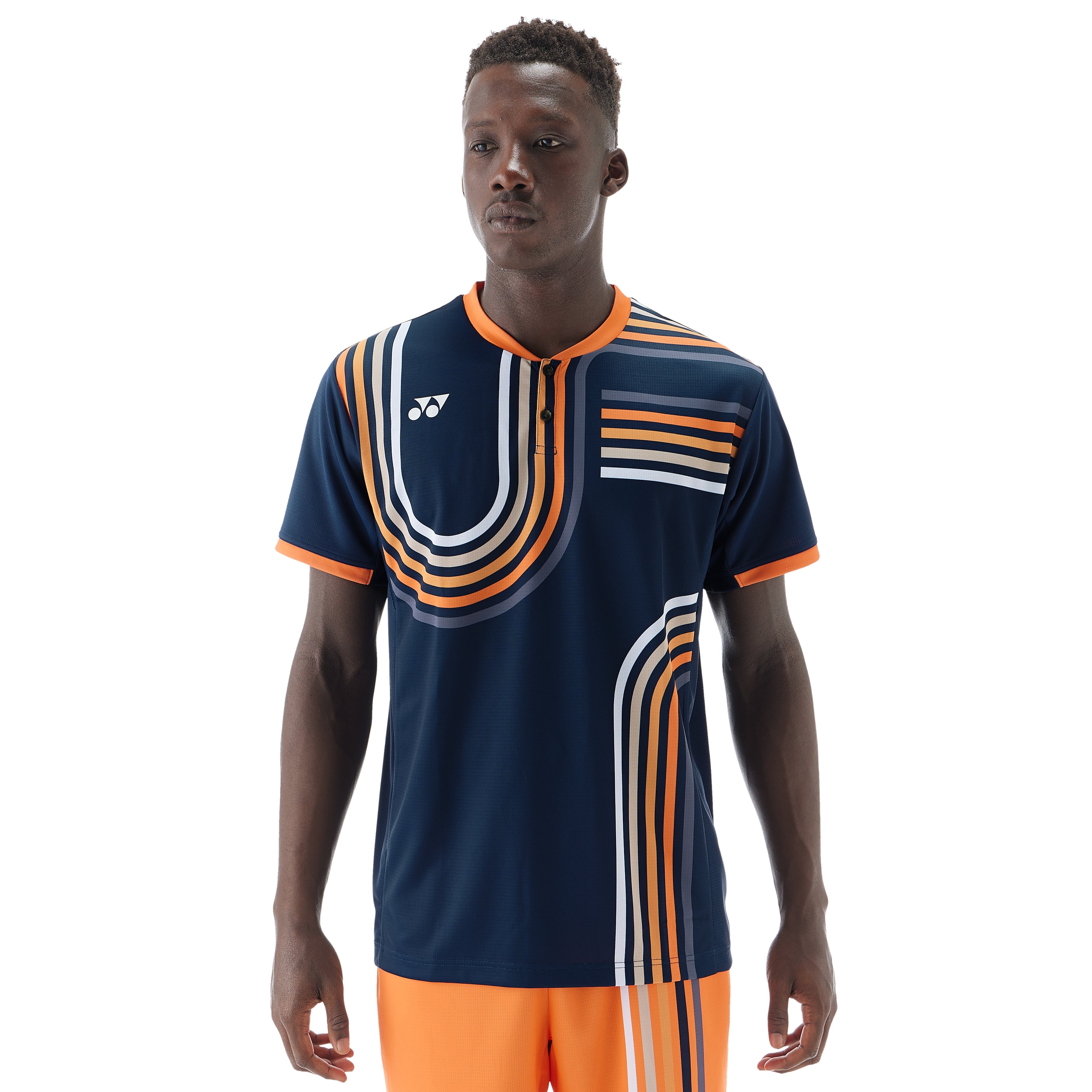 Yonex Crew Neck T-Shirt 10639EX Men - Navy Clothing Yonex