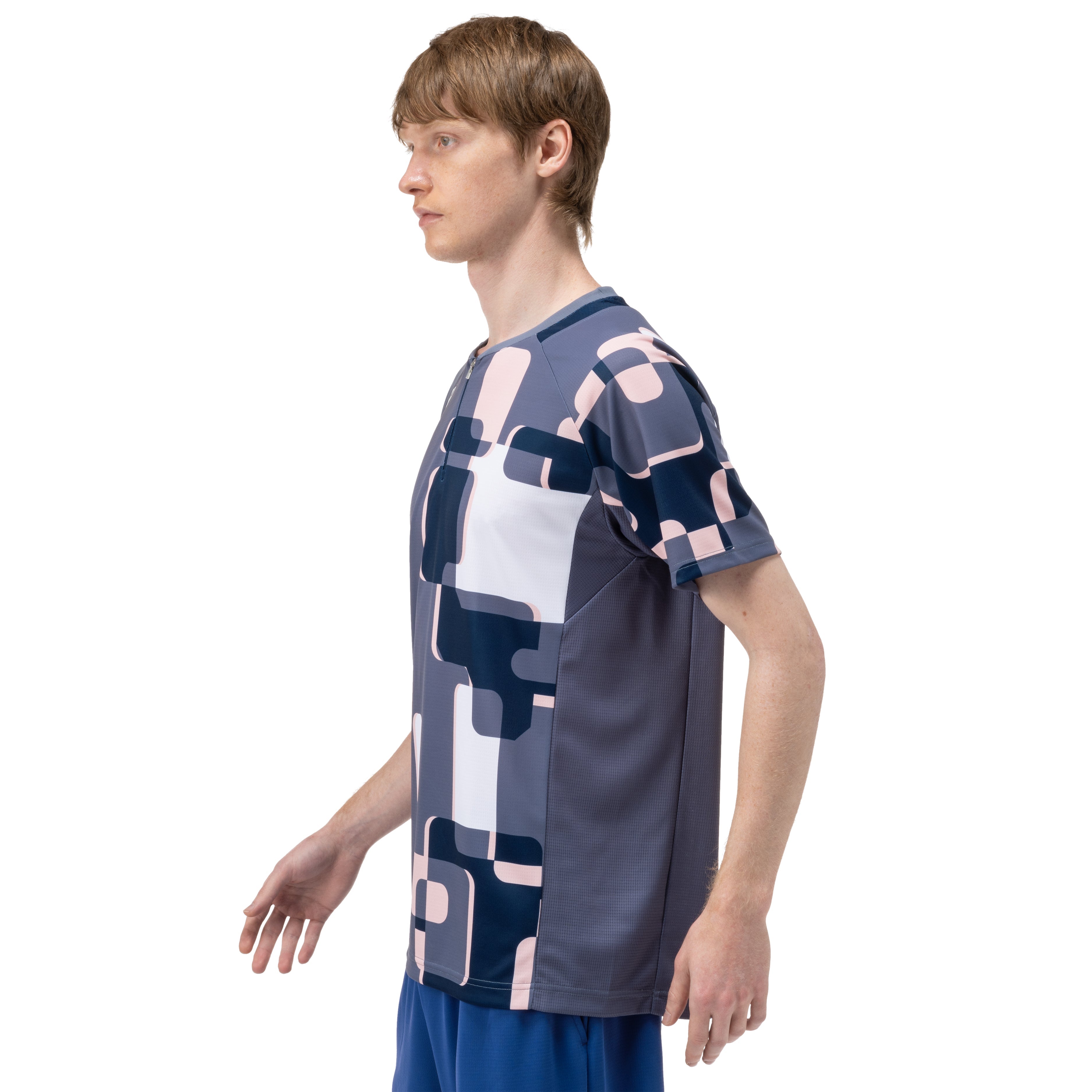 Yonex Crew Neck T-Shirt 10641EX Men - Grey Clothing Yonex