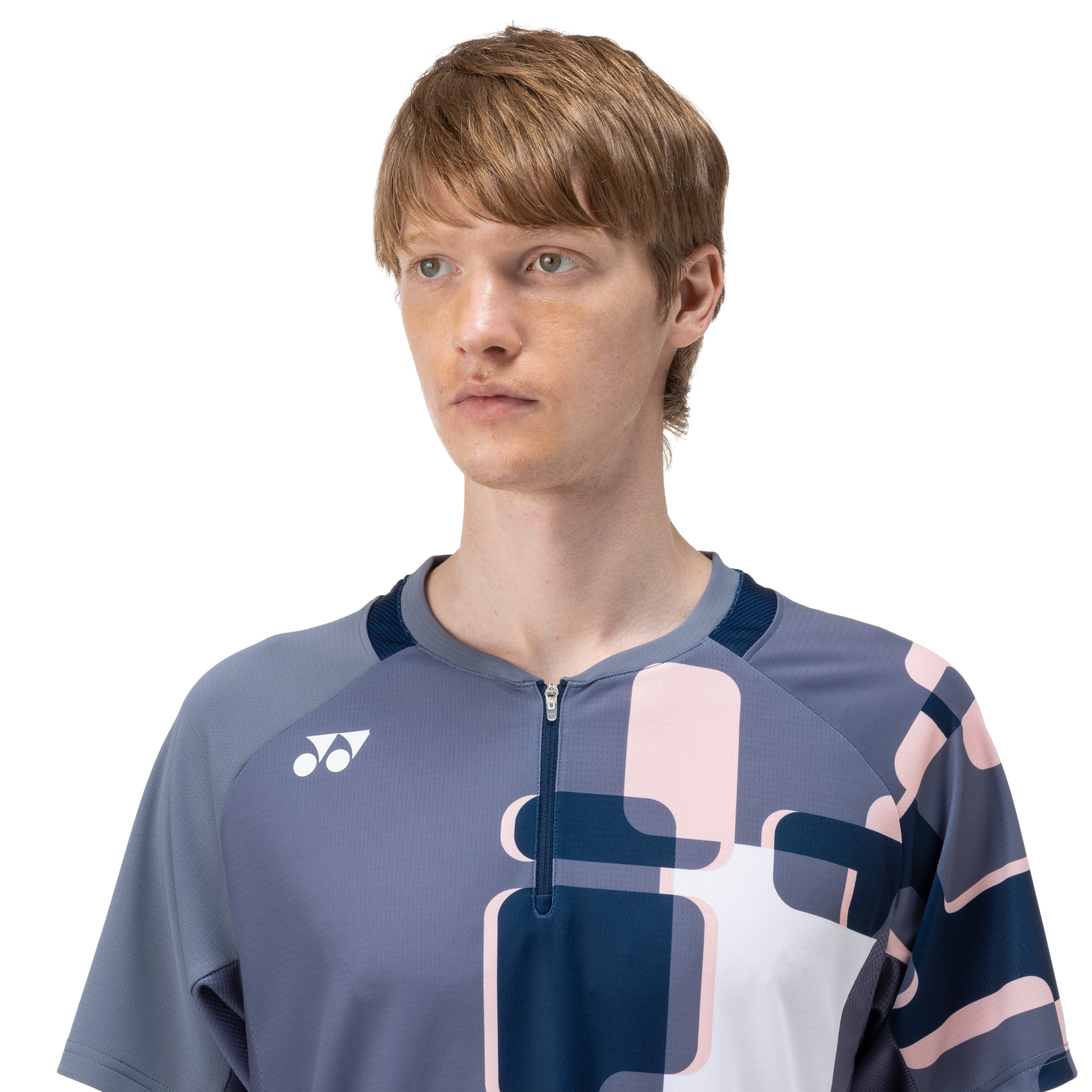 Yonex Crew Neck T-Shirt 10641EX Men - Grey Clothing Yonex