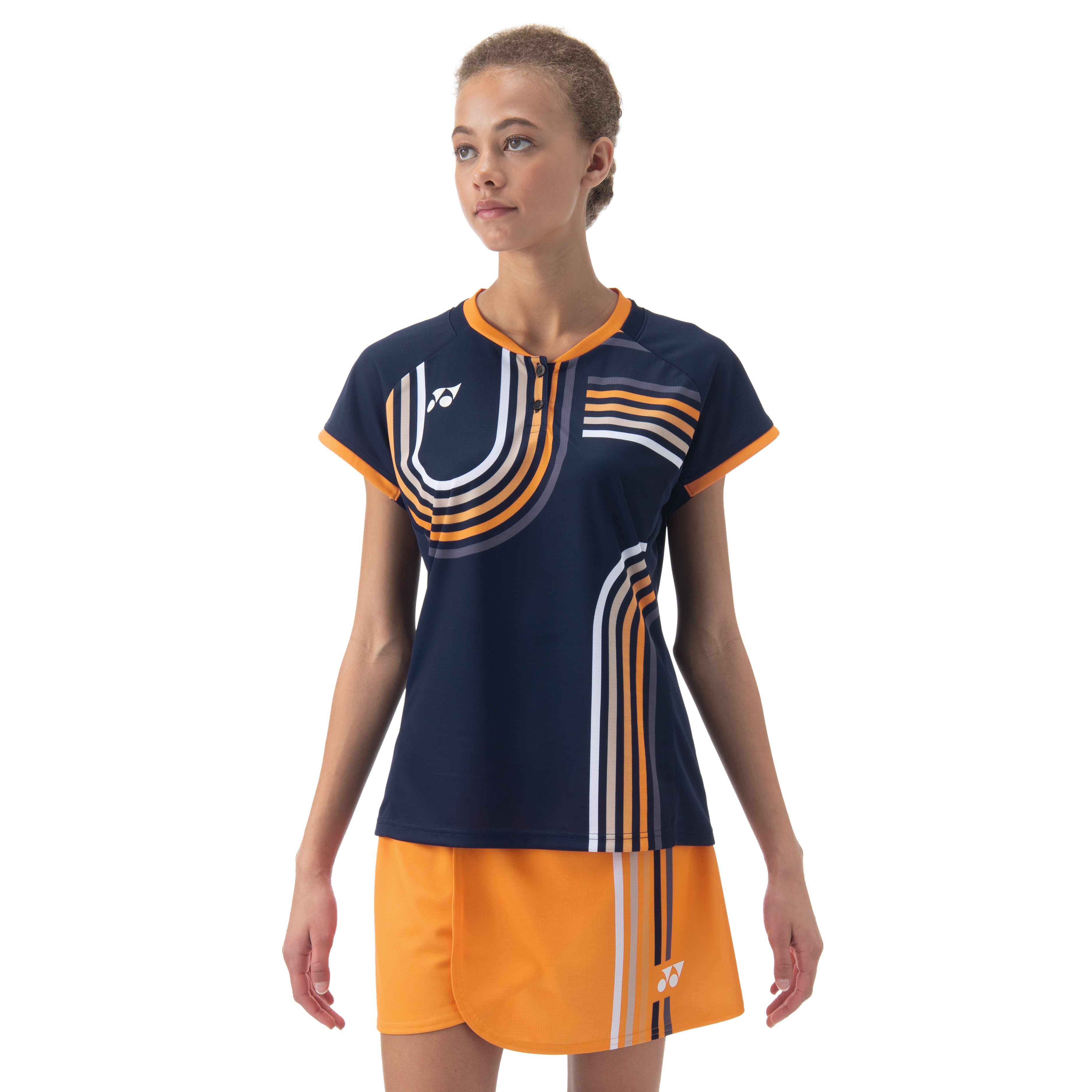Yonex Crew Neck T-Shirt 20854EX Women - Navy Clothing Yonex