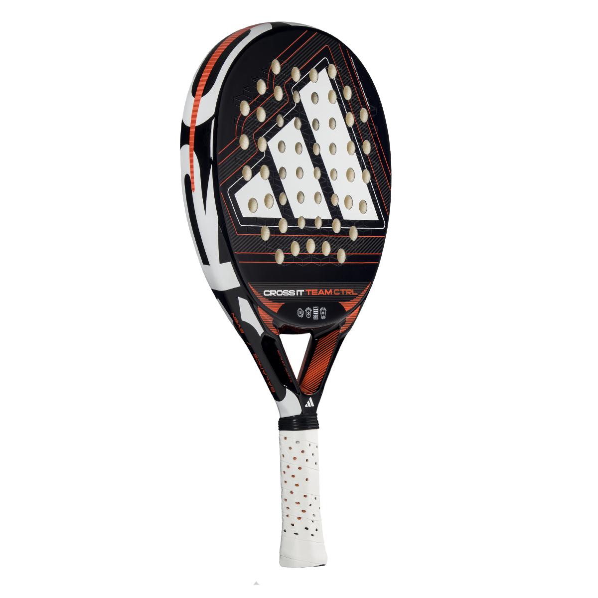Adidas Cross It Team Ctrl 2026 Padel Racket - Black/White Padel Adidas