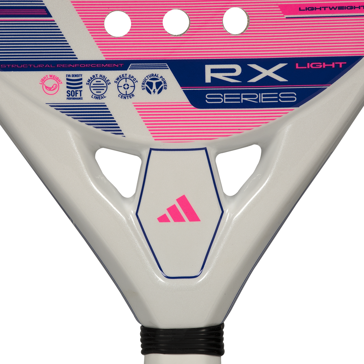 Adidas RX Series Light 2026 Padel Racket - White/Pink Padel Adidas