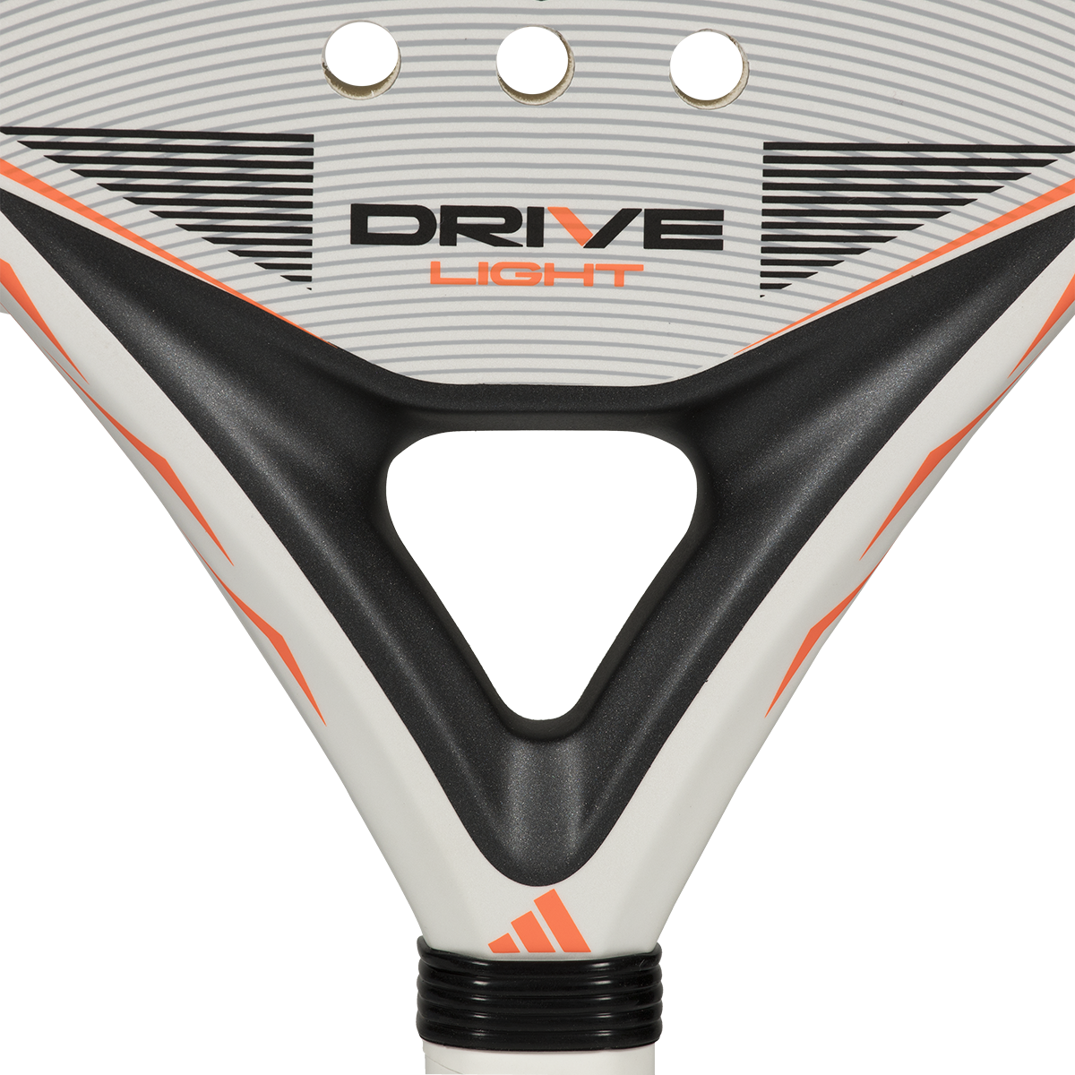 Adidas Drive Light 2026 Padel Racket - White/Orange Padel Adidas