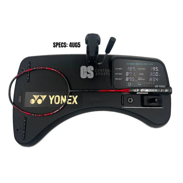 Yonex Arcsaber 11 Play Badminton Racket, Grayish Pearl, back view
