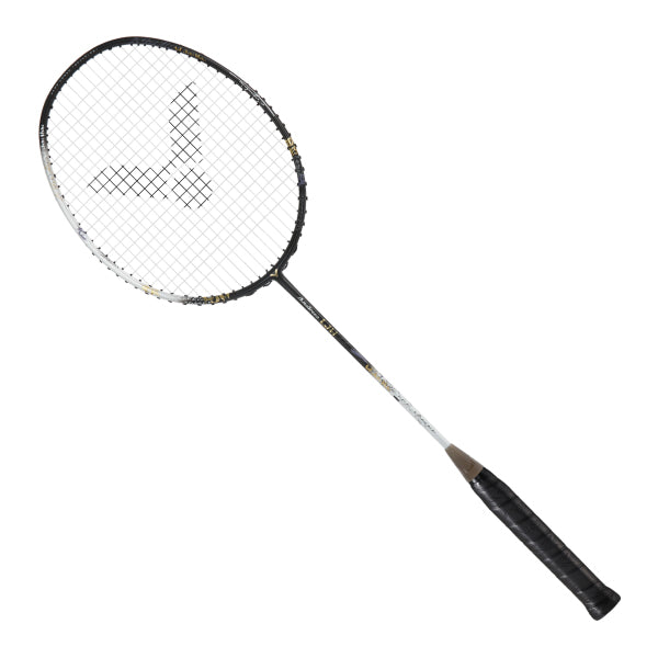 Victor Auraspeed LJH Badminton Racket Strung - Black Silver Black 4UG6 Badminton Rackets Victor
