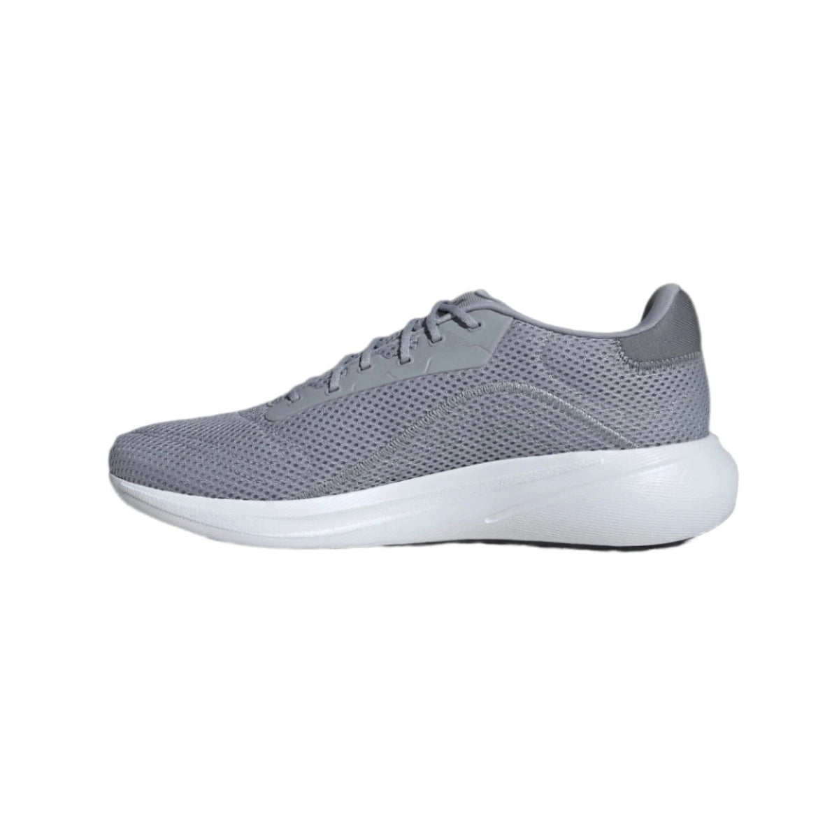 Adidas Response Runner Running Shoes Unisex, Halo Silver/Core Black, back view