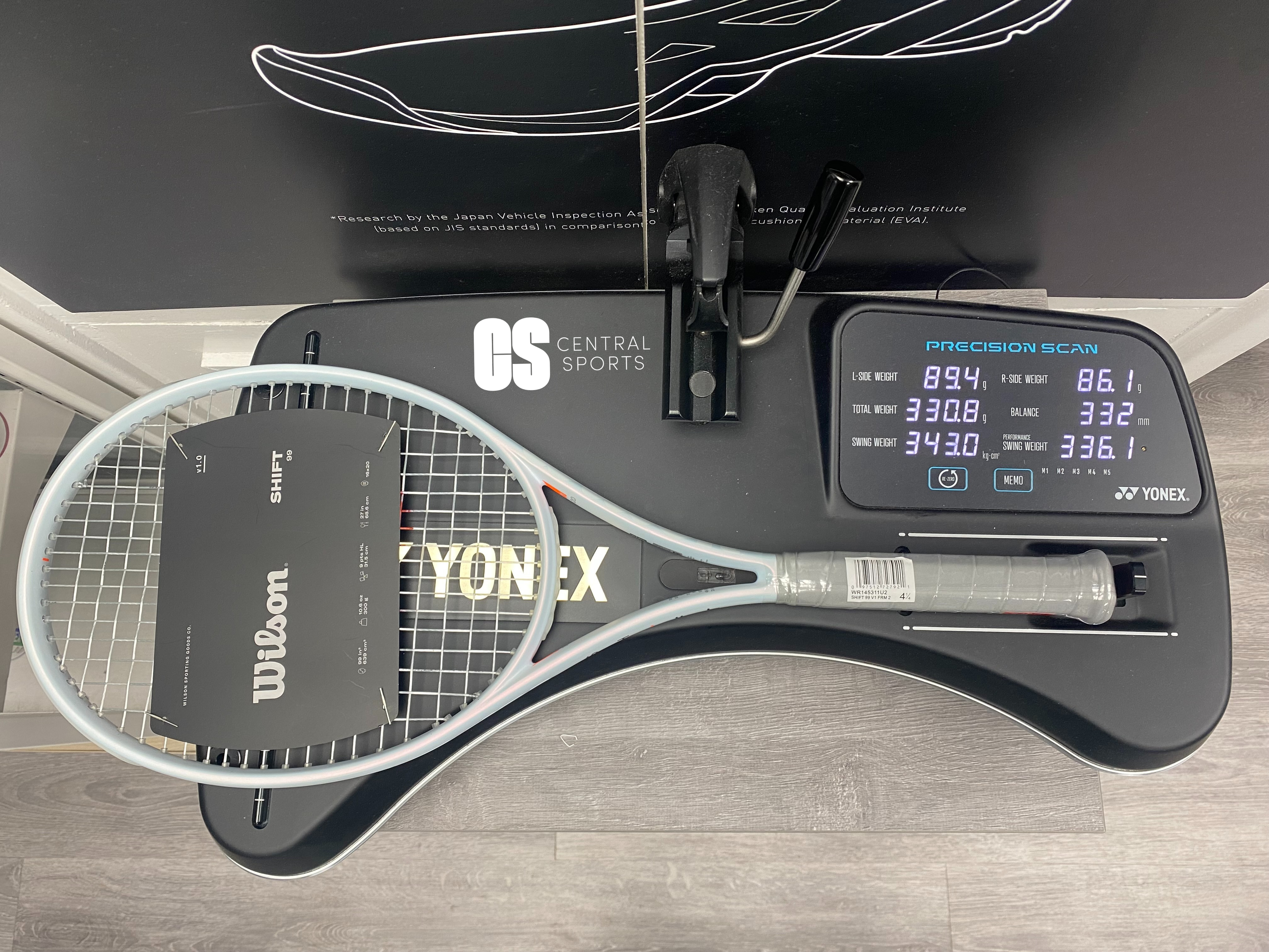 Wilson Shift 99 V1 Tennis Racket 300g (Free Restring) - Unstrung Tennis Rackets Wilson