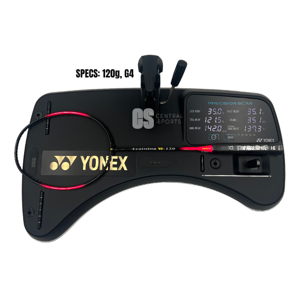 Apacs W-120g Badminton Training Racket (Strung) - Black/Pink Training Aids Apacs