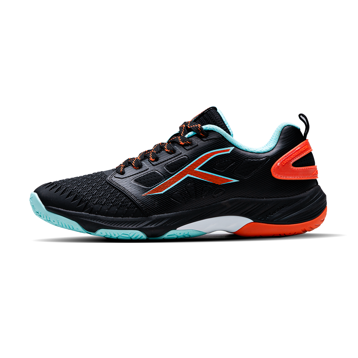 Hundred Hypercourt Badminton Shoes - Black Badminton Shoes Hundred