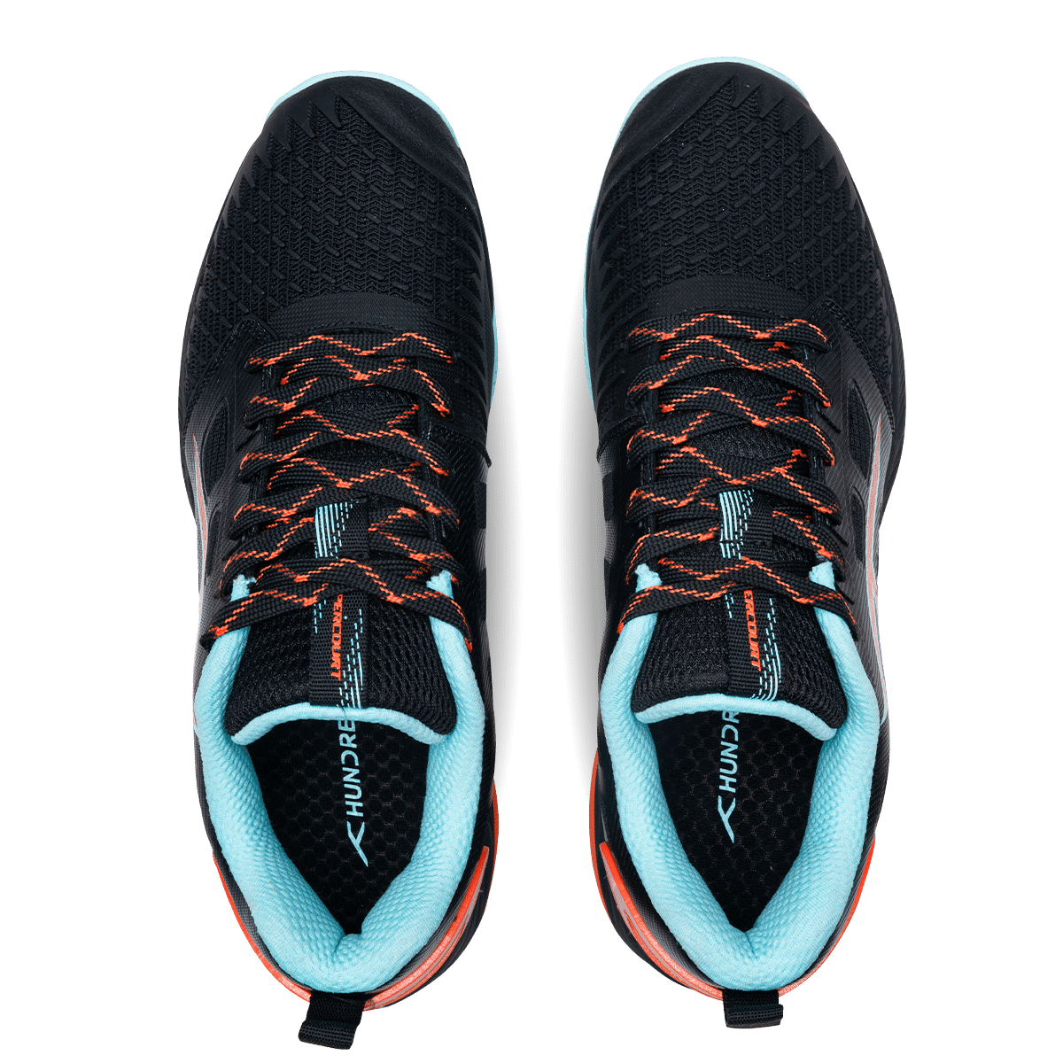 Hundred Hypercourt Badminton Shoes - Black Badminton Shoes Hundred