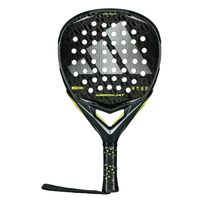 Adidas Arrow Hit 2026 Padel Racket - Black/Silver Black Silver One Size Padel Adidas
