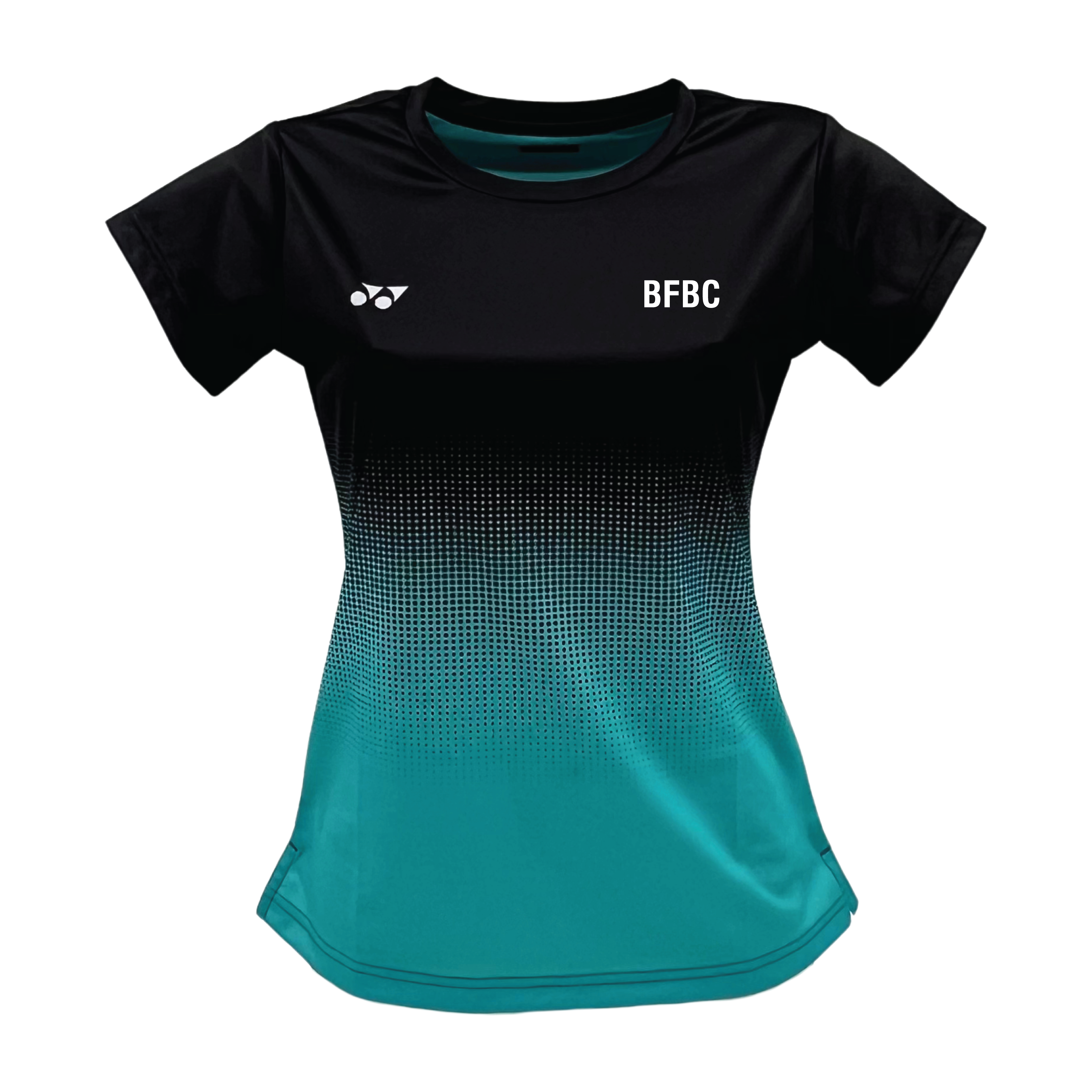 Beeston Field BC YTL5 Womens T-Shirt Turquoise/Black