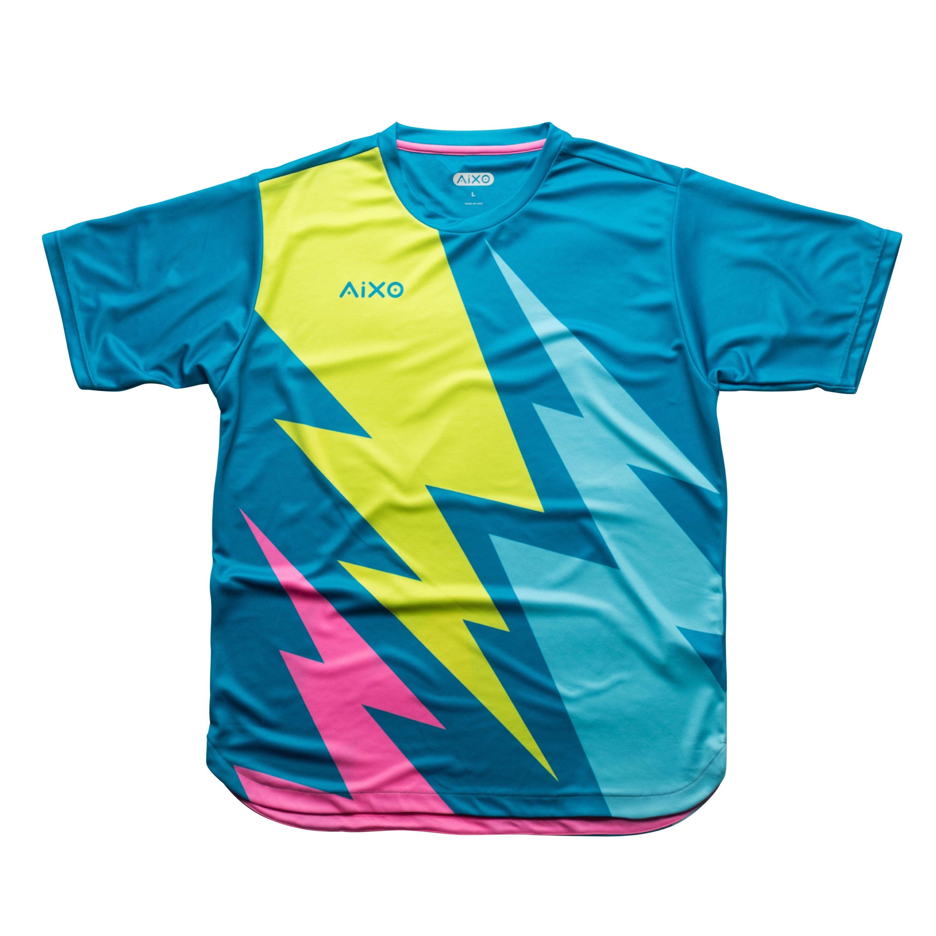 Aixo Bolt T-Shirt Mens (Pink) TEAL T Shirt Aixo