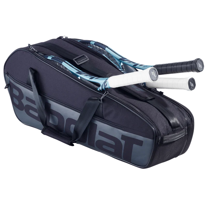 Babolat Court M 751236) Racket Bag Black (6 Racket) Luggage Babolat
