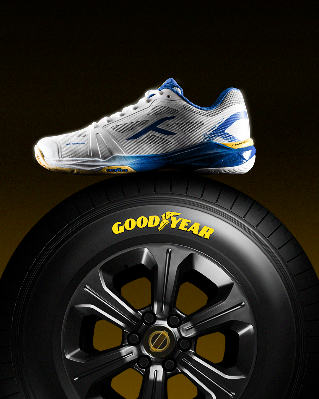 Hundred Phenom Badminton Shoes HBFS-5M243-4 Badminton Shoes Hundred