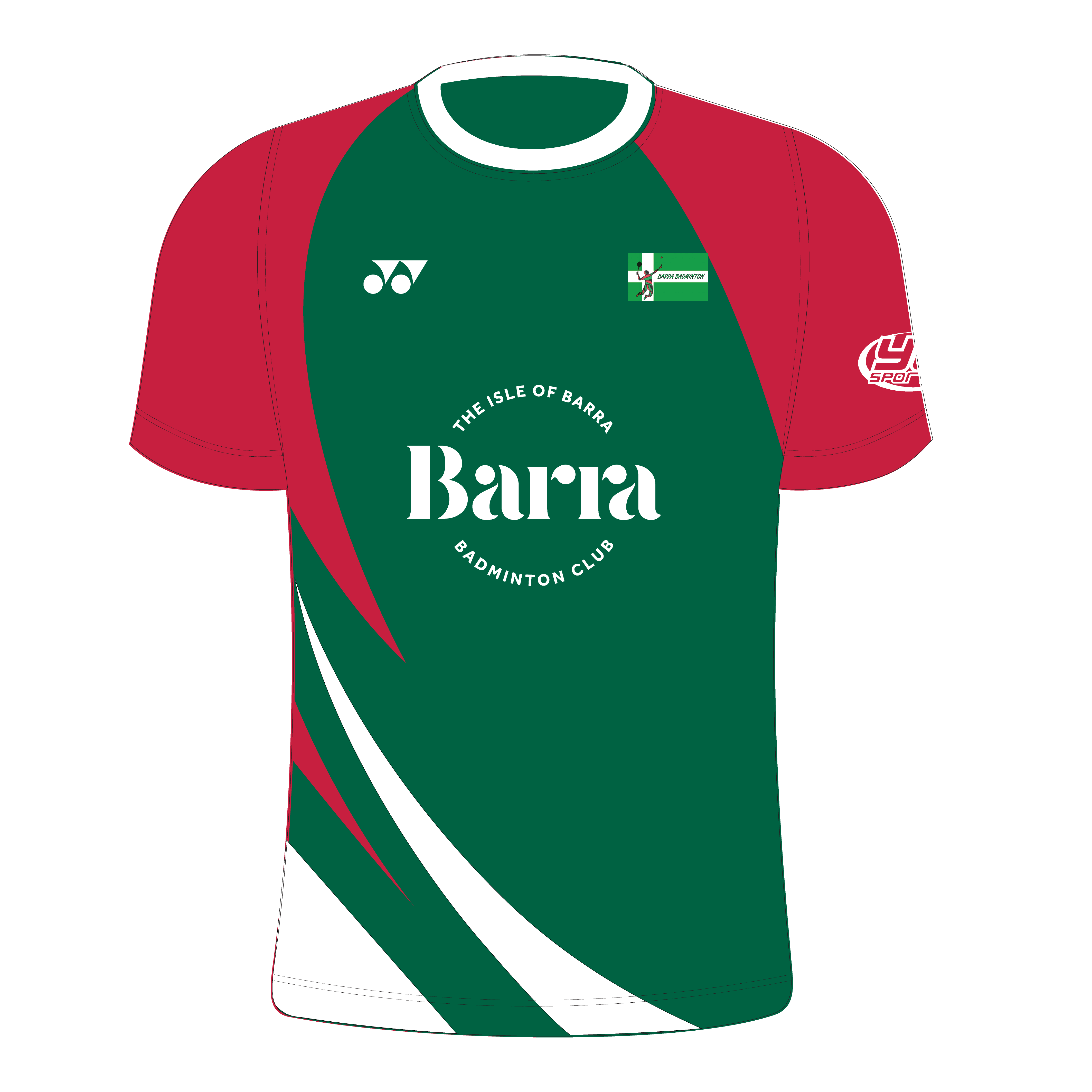 Barra Badminton T004 Beast Crew Neck T Junior