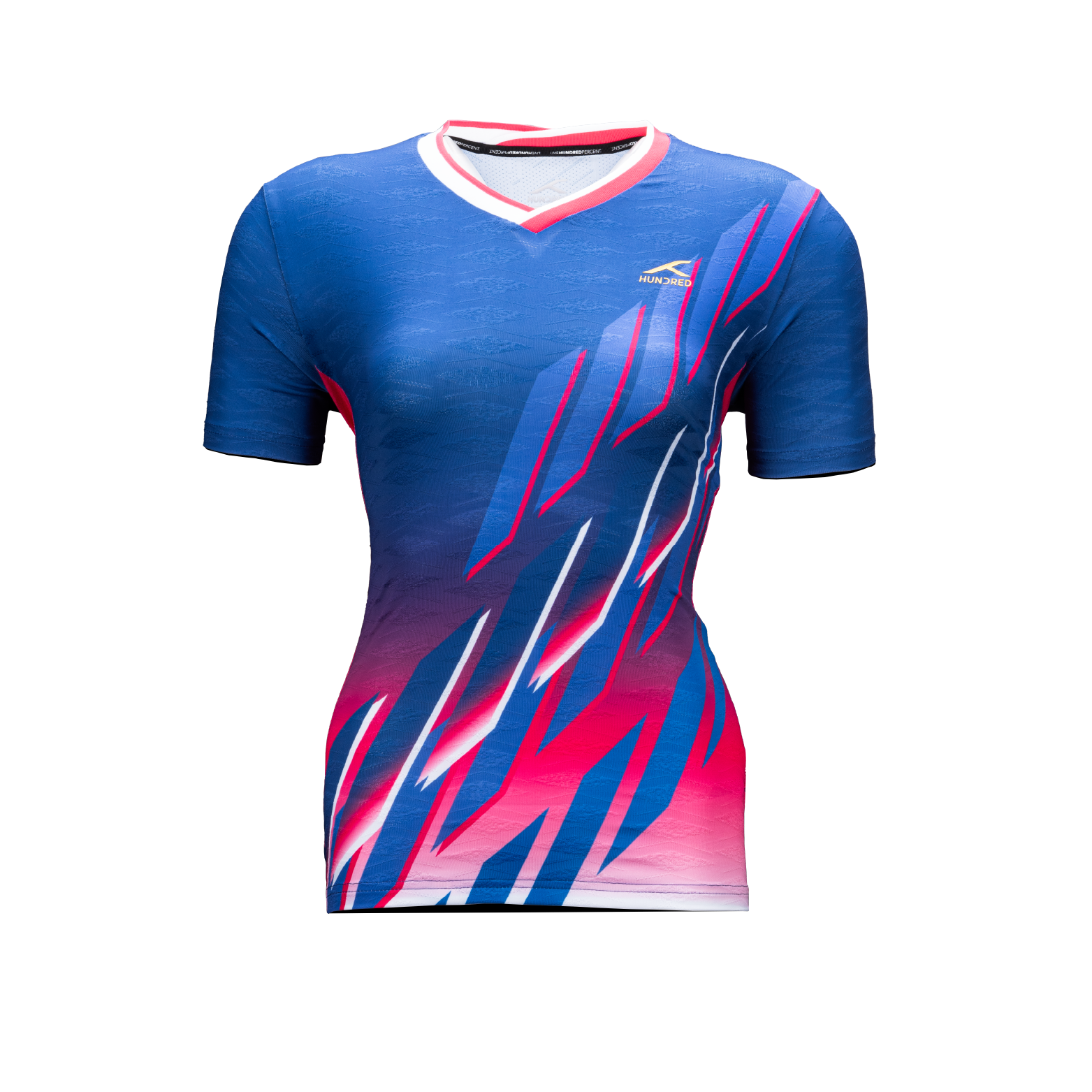 Hundred RN T-Shirt Women HBTS-5M029-3 Blue Clothing Hundred