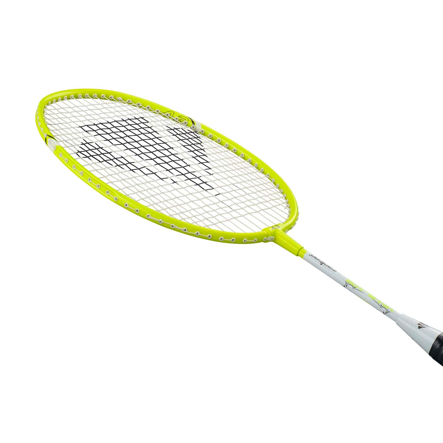 Carlton Mini-Blade ISO 4.3 Junior Badminton Racket – White/Yellow Badminton Rackets Carlton