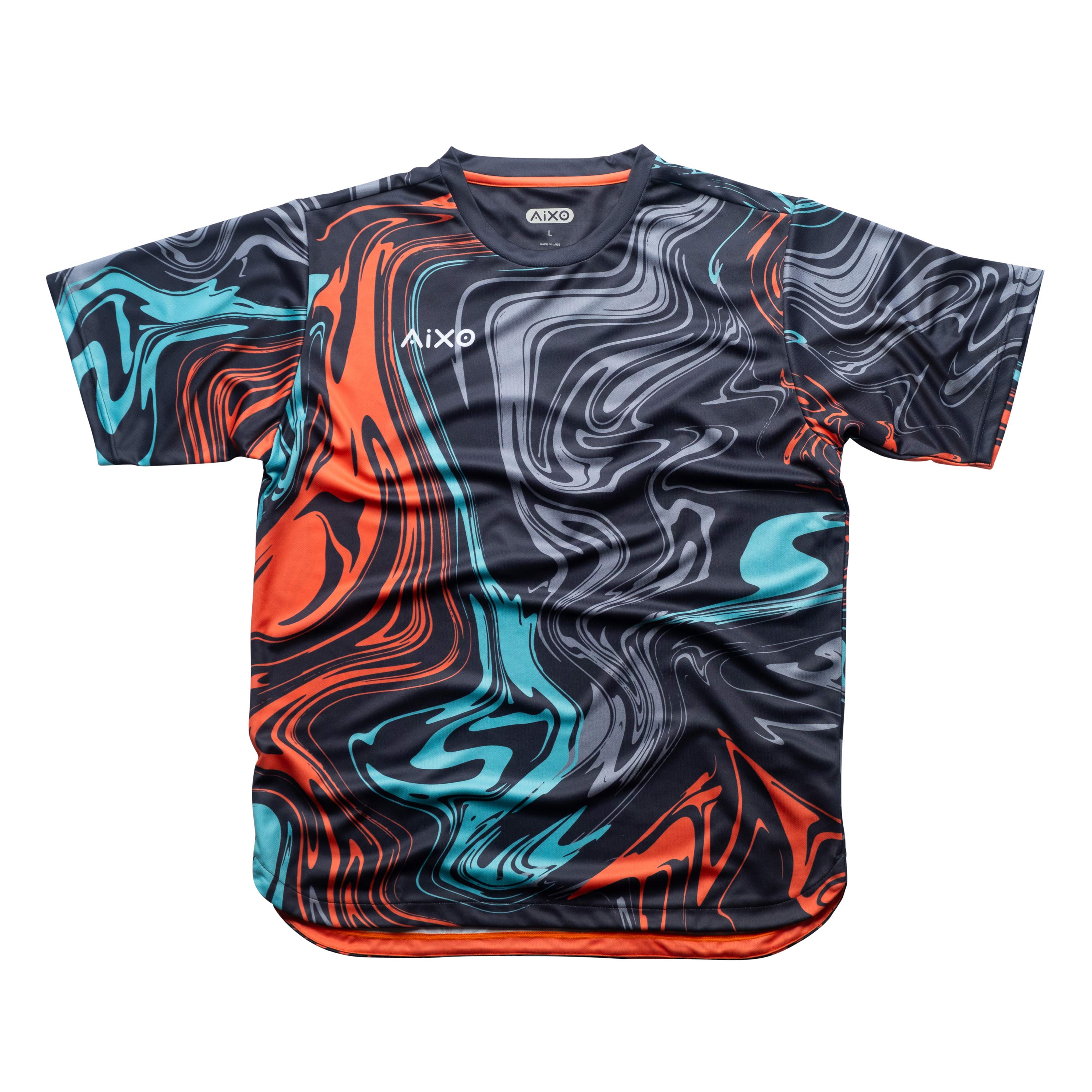 Aixo Chrome Mens T Shirt Graphite GRAPHITE T Shirt Aixo