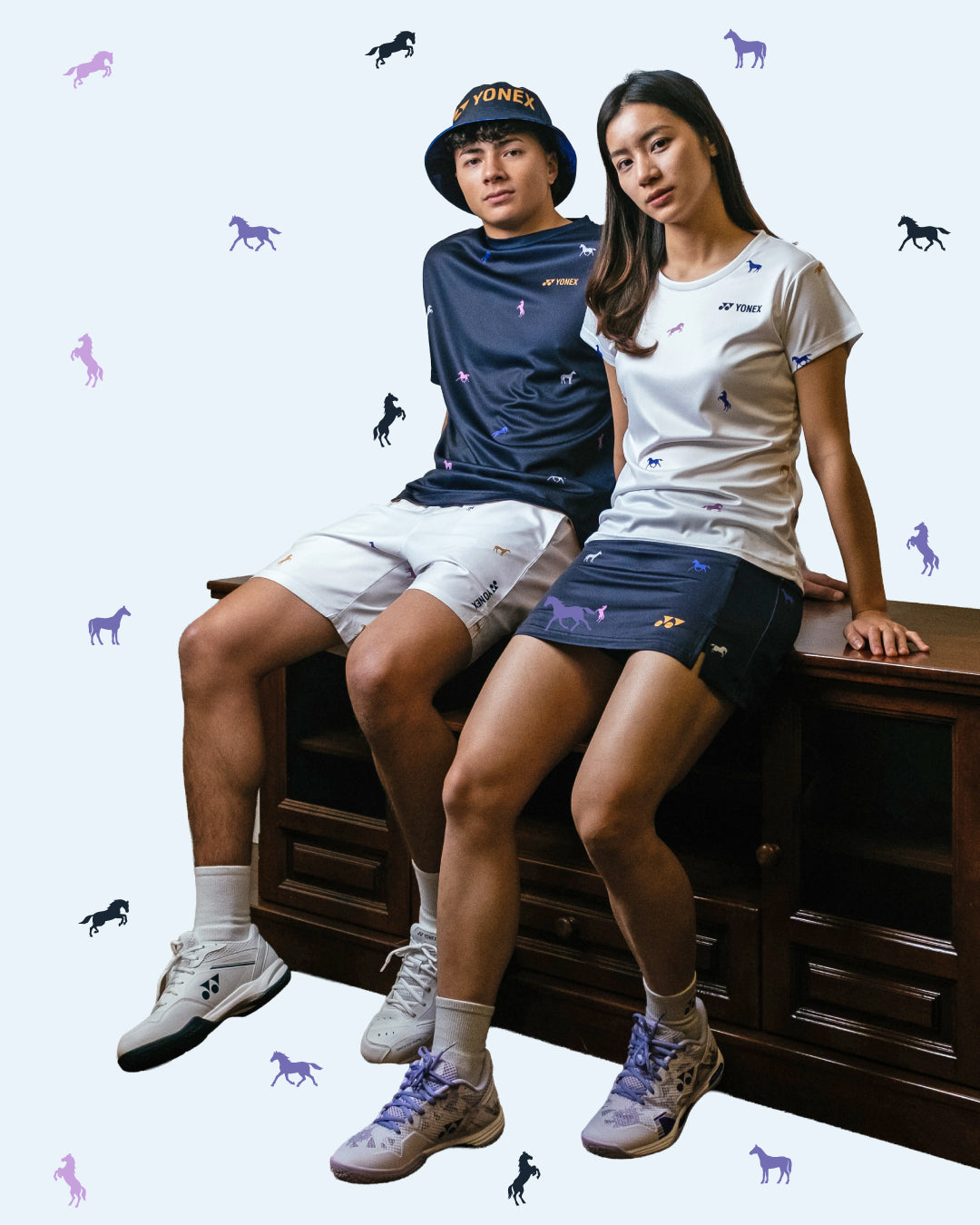 Pre-Order Yonex Galloping Elegance – Women’s Performance Skort (Ink Blue) Yonex CNY2026 Game Skort A Women Clothing Yonex