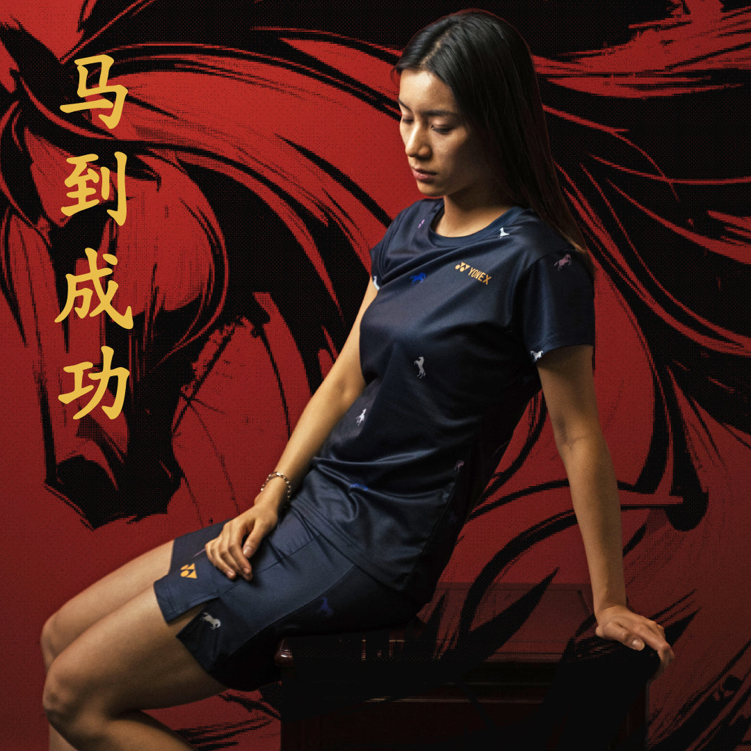 Pre-Order Yonex Midnight Grace – Women’s Performance Shirt (Ink Blue) Yonex CNY2026 TT C Women Clothing Yonex